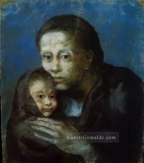 Mutter und Kind au fichu 1903 Pablo Picasso Ölgemälde